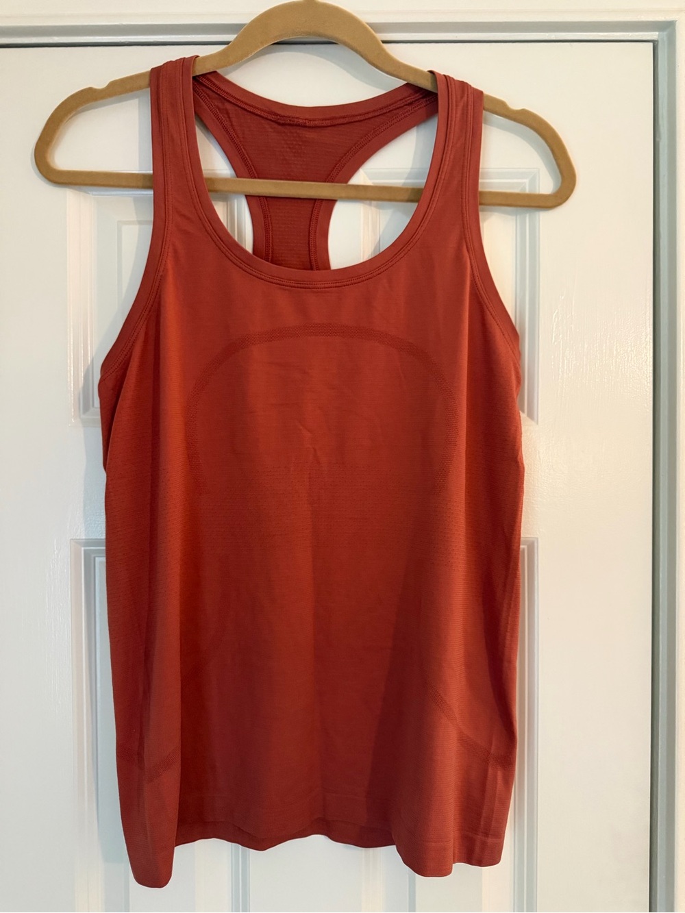 lululemon athletica Women's Racerback Tank Rust Orange Size 8